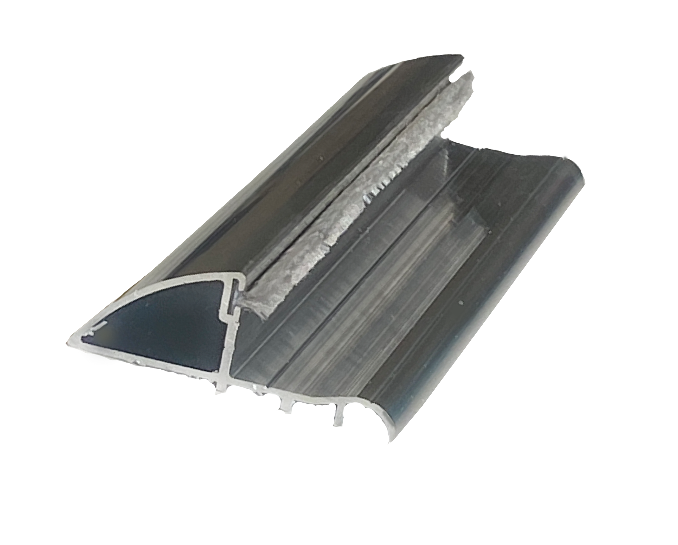 Balai de porte 2 m dans profilé amovible en aluminium 15 mm 35 mm NYLON  brosse d'étanchéité joint de porte